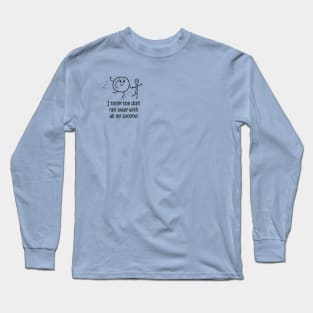 Dish Away Spoon Pocket Long Sleeve T-Shirt